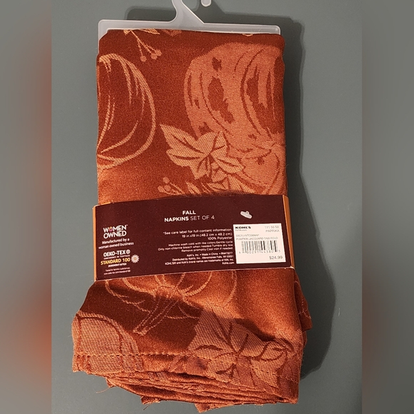 Celebrate Together Fall Fabric Napkin Set - Picture 2 of 3